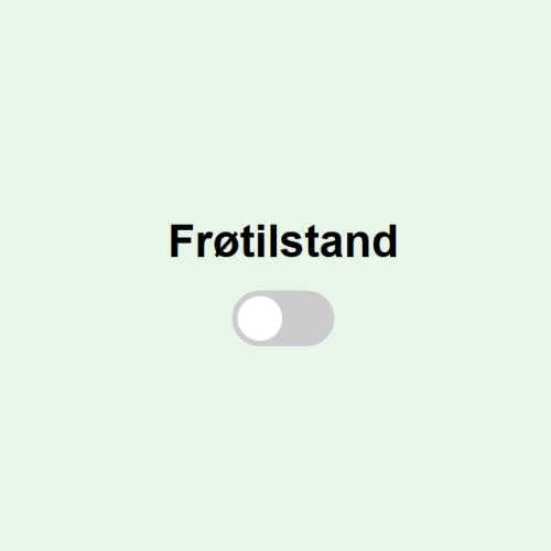 Frøtilstand