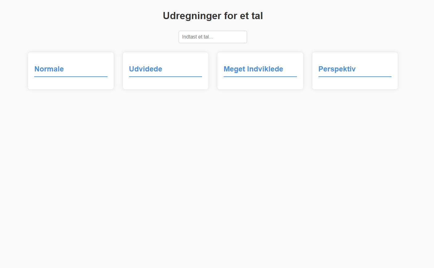 Udregningsgenerator
