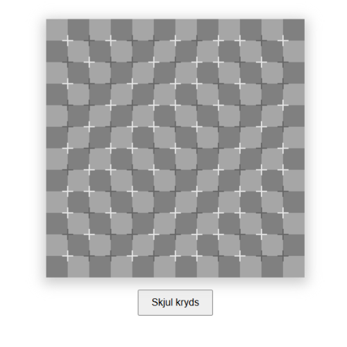 Checkerboard optical illusion