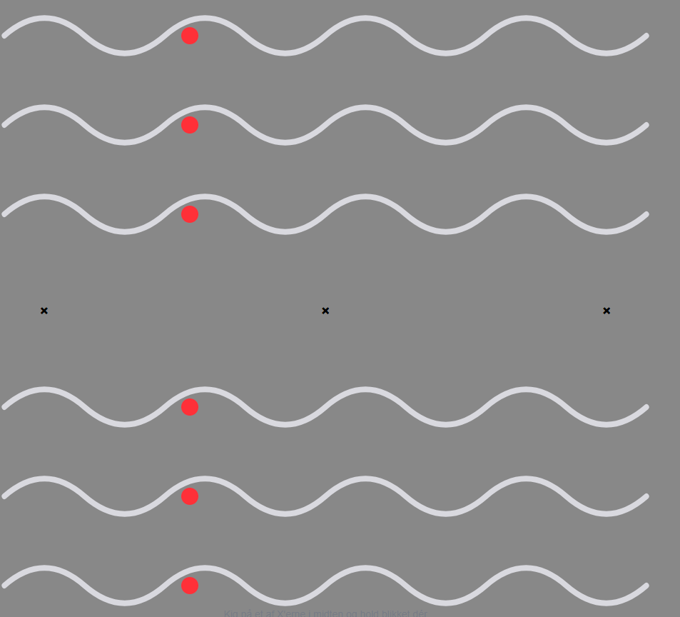 Wave motion illusion