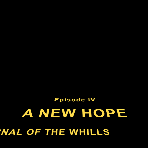Star wars intro