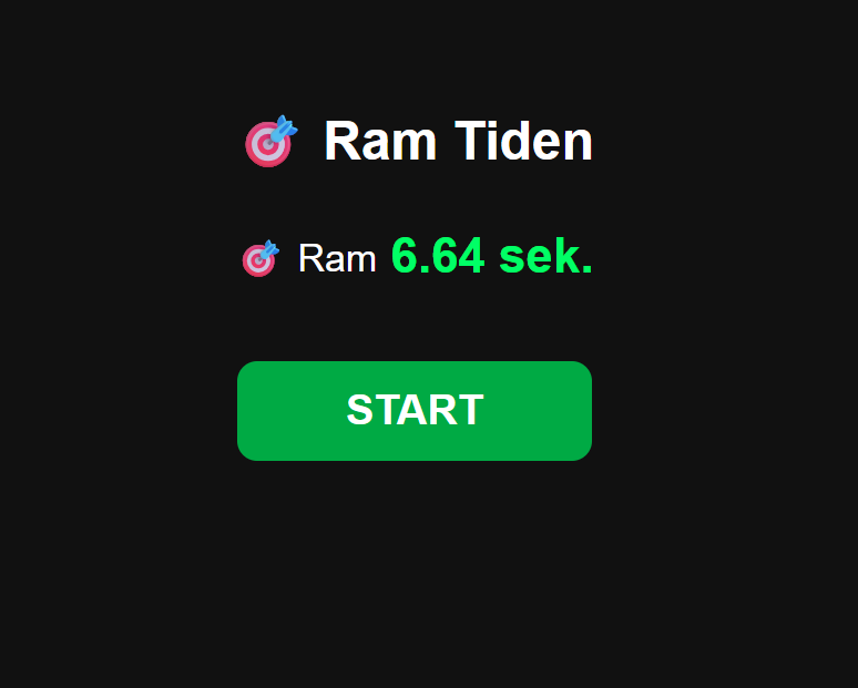 Ram tiden