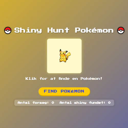 Shiny hunt pokemon