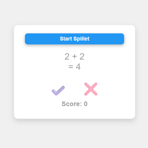 Simple math quiz