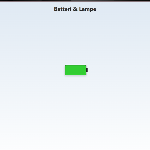 Batteri lampe