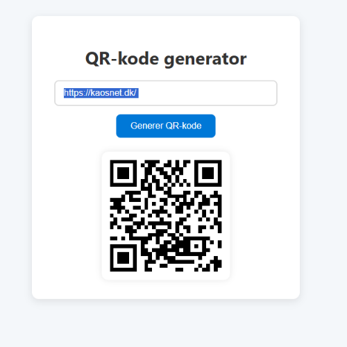 Qr code generator